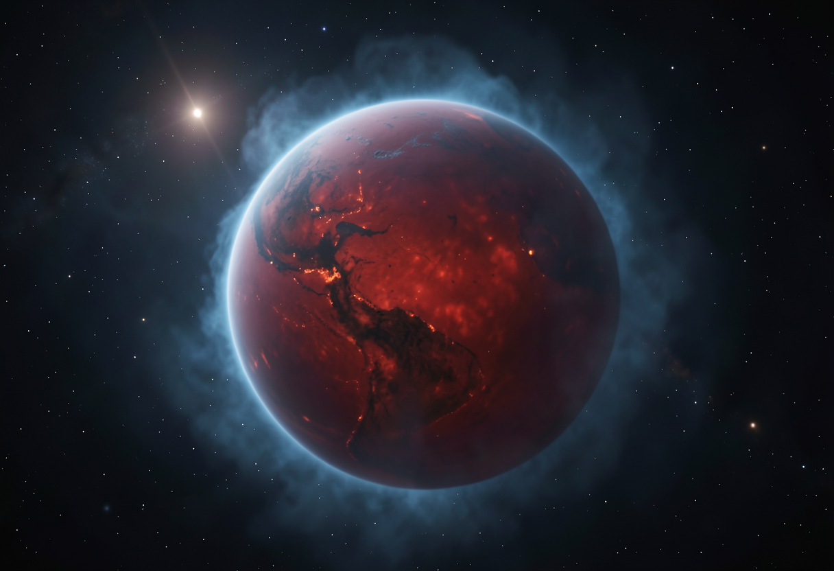 TOI-6647 b — AI Ilustrace